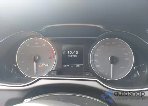 2014 Audi S4 3.0T Premium Plus from USA, damaged, VIN WAUBGAFLXEA115988